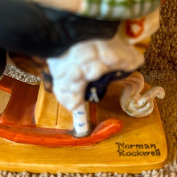 Norman Rockwell "Gramps at the Reins" Figurine - Picture 4 of 8
